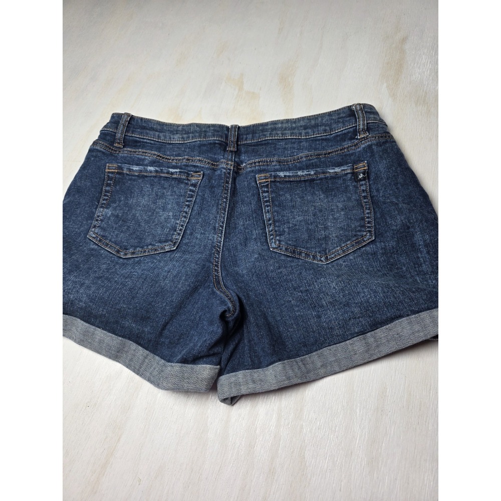 M Jeans By Maurices Women's Size 14 Jean Shorts High Rise Cut Off Button Fly - Picture 7 of 7